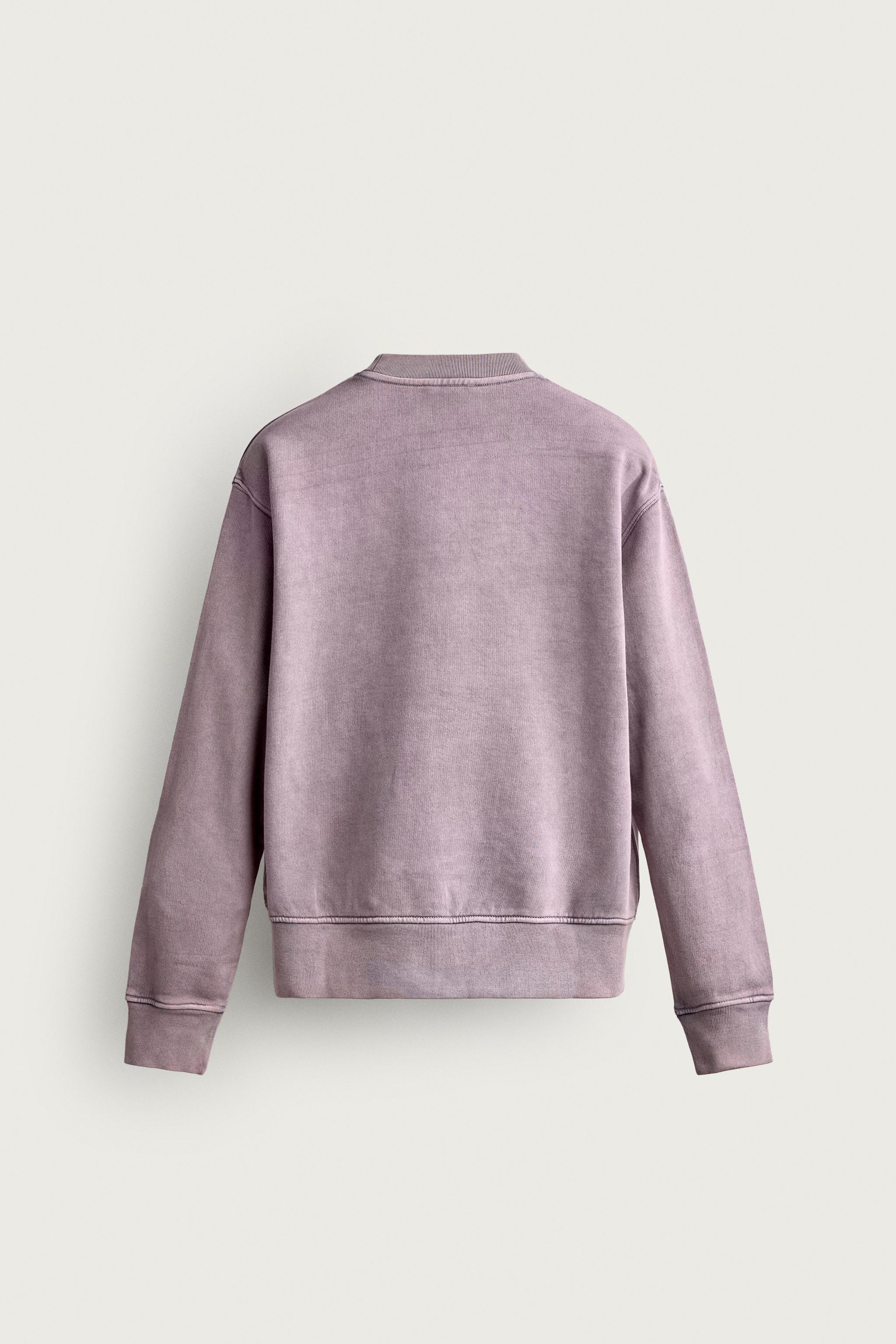 FRUIT OF THE LOOM™ WASHED TEXT SWEATSHIRT